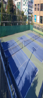 양지 배수지 축구장 전경