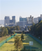 은행동 다목적 체육관 전경